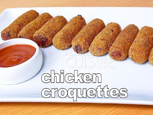  'चिकेन क्रोक्वेटस' बनाने की रेसिपी